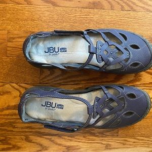 Jambu Mary Jane Style Shoes, Blue, Size 8.5
